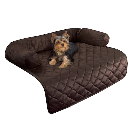 Pet Adobe Furniture Protector Pet Cover with Bolster - Brown - 30x30.5 352193CXF